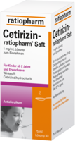 CETIRIZIN-ratiopharm Saft